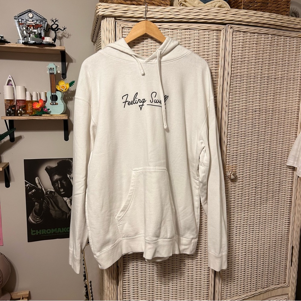 Feeling Swell White Hoodie